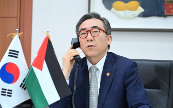 FM Cho discusses Mideast crisis with Jordanian counterpart in phone call