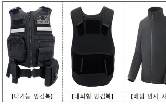 S. Korean police to suit up with new body armor, shields in June