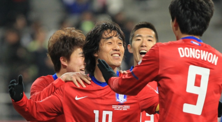 Korea cruises to 4-0 home win over Honduras
