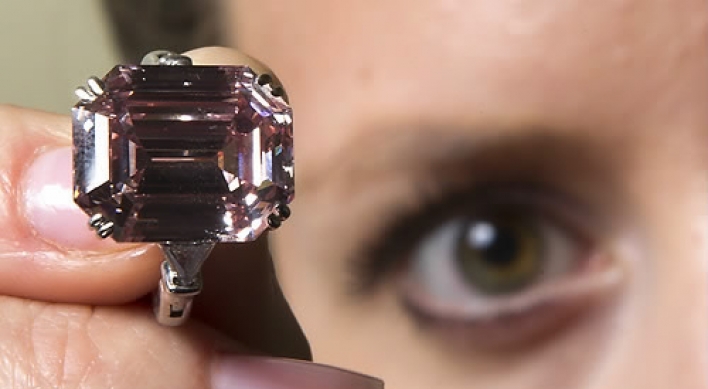Rare pink diamond fetches $10.8 million at Swiss auction