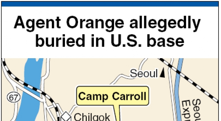 Defoliant probe team sent to U.S. base area