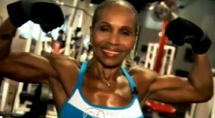 74-year-old female body builder defies time