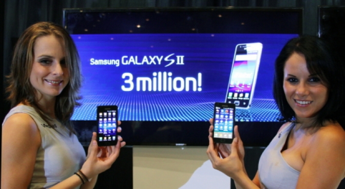 Overseas sales of Galaxy S2 top 3m