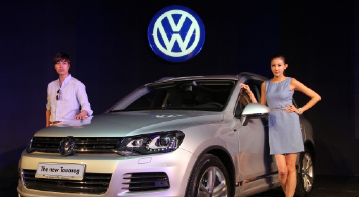 Volkswagen launches new Touareg crossover SUV in S. Korea