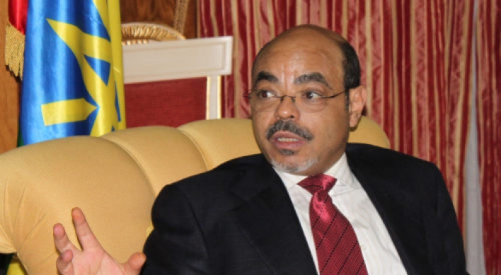 Ethiopia trying to benchmark S. Korea, P.M. Zenawi says