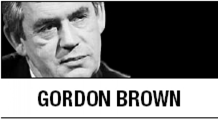 [Gordon Brown] Why Europe slept during crisis