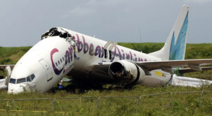 Cheers to screams as jet from NY crashes in Guyana
