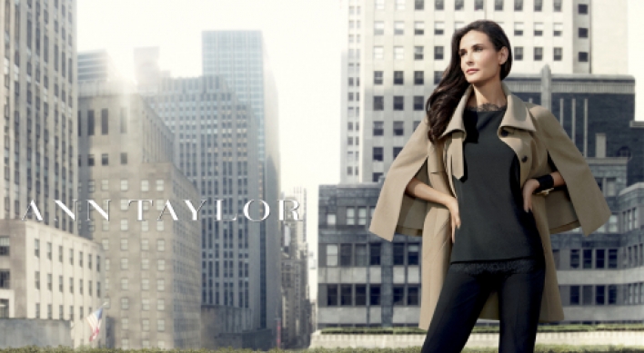 Demi Moore adds her style stamp to Ann Taylor ads