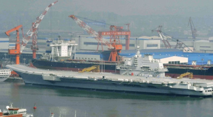 China starts sea trials of first carrier