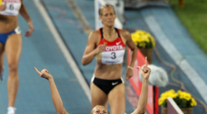 Russia's Chernova wins heptathlon title