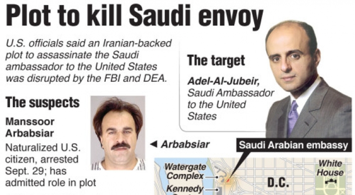 U.S. ties Iran to plot to kill Saudi envoy, moves on sanction