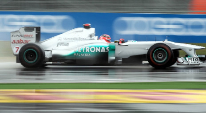 Schumacher fastest in Korean GP practice