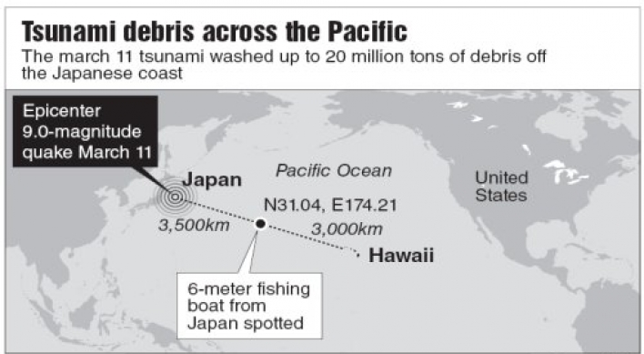 Japan tsunami debris floats toward Hawaii