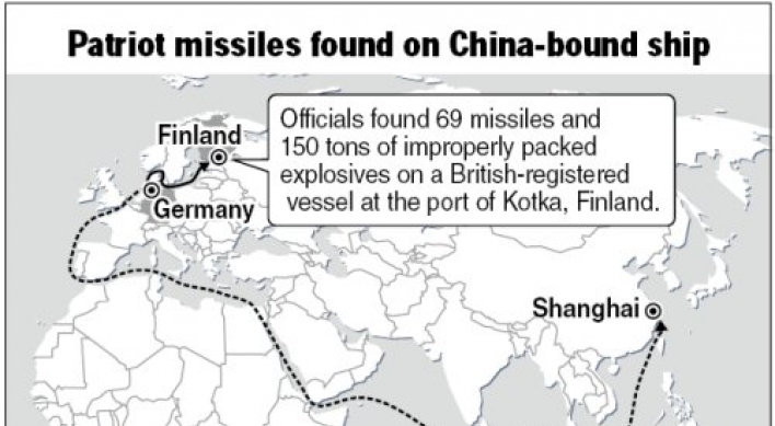 Finland probes China-bound Patriot missiles