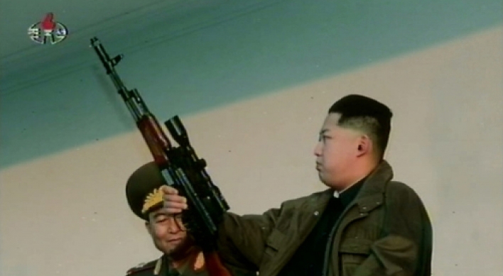 NKorea footage shows Kim Jong-un driving tank