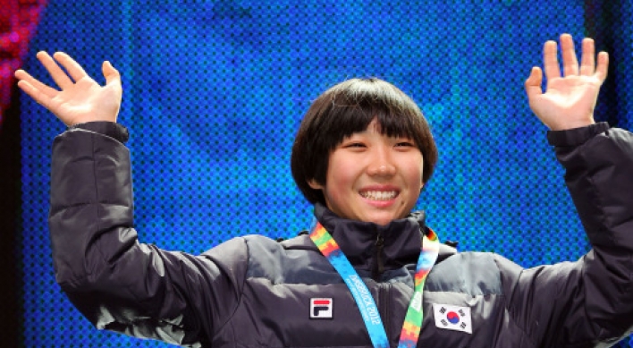 Jang Mi wins gold at Youth Olympics
