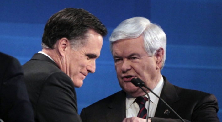 Republicans assail Romney in debate