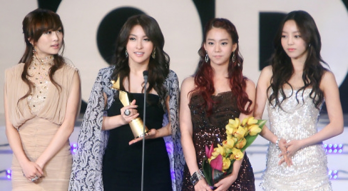 Choi Ji-woo, Kara win ‘Asia Star’ at 2012 Asia Model Awards