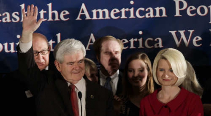 Gingrich wins in S. Carolina with over 40%
