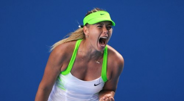 Sharapova roars into Aussie final