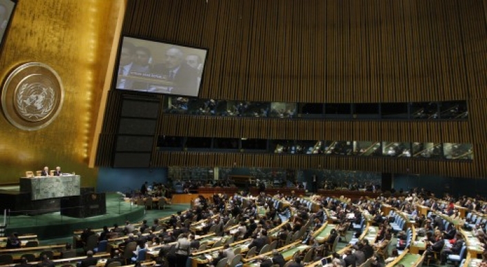 U.N. assembly adopts resolution on Syria