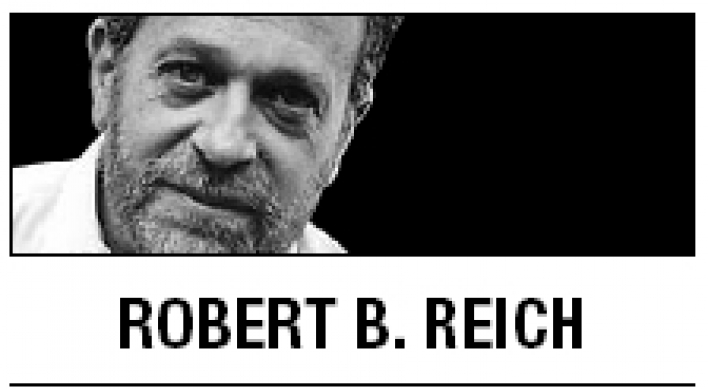 [Robert Reich] Productivity gains, smaller pie slice