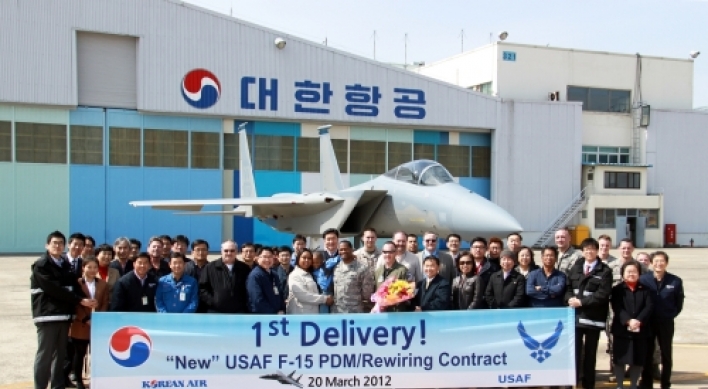 Korean Air delivers rewired F-15 fighter