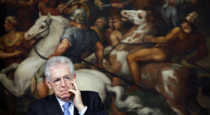 Italy’s Monti signals Spanish euro risk