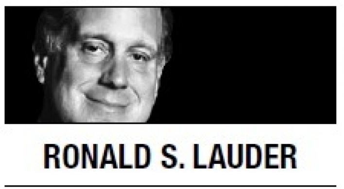 [Ronald S. Lauder] Careful handling of post-Assad Syria