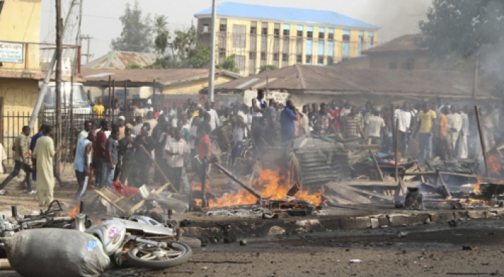 Car bomb near Nigeria churches kills 38