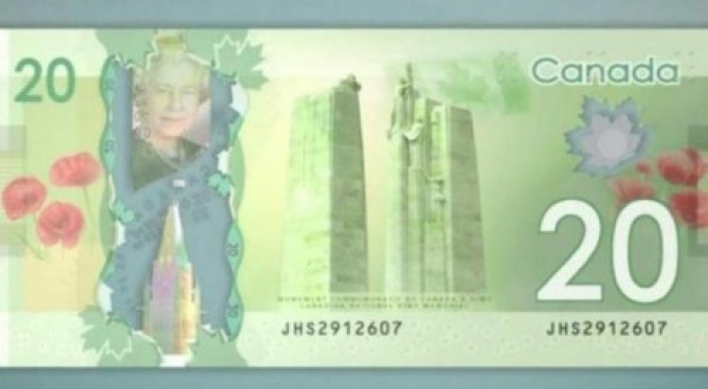 Naked woman seen in new Canadian $20 bill