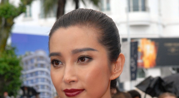 Chinese actress Li Bingbing at Canne festival