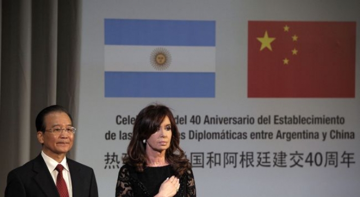 China, Argentina hail diplomatic ties