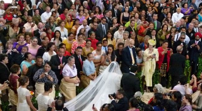 Tonga celebrates royal wedding