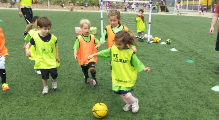 Expat soccer school gets kids kicking