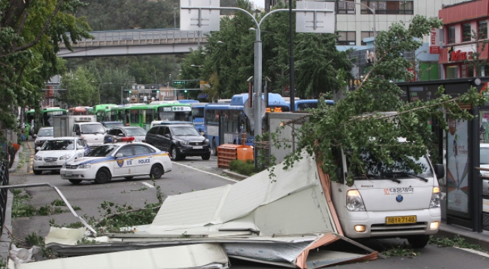 Typhoon puts nation on alert