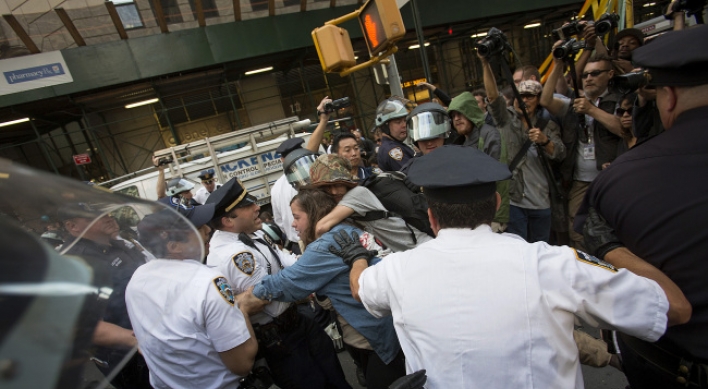 More than 180 arrested at Occupy protest