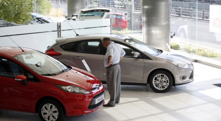 Ford Motor leads European car sales drop as German demand falls