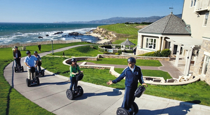 Resorts show guests grounds with Segway tours