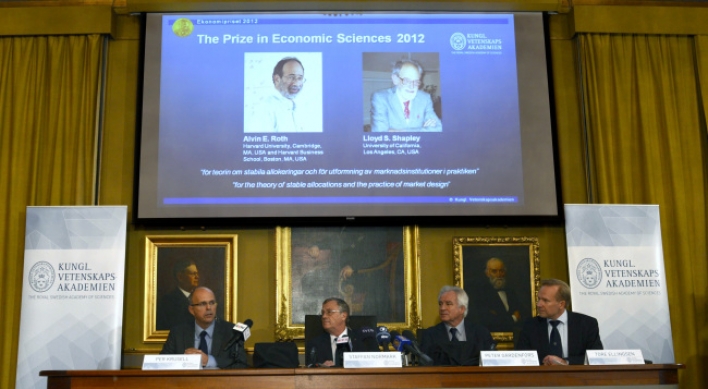 US duo win Nobel Economics Prize