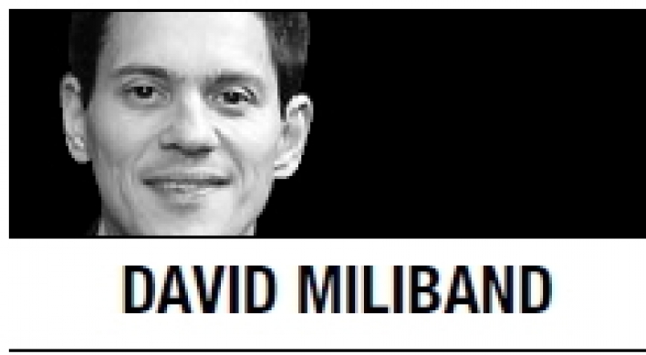 [David Miliband] The law of the sea’s next wave