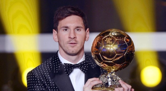 Messi wins record 4th world's best player award