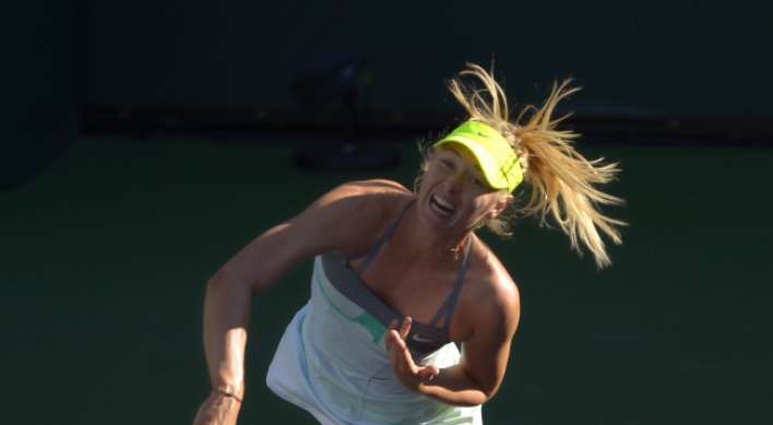 Djokovic, Sharapova earn victories at ...BNP Paribas Open