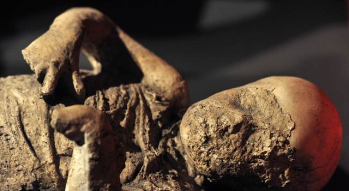 Moving picture of life and death in Pompeii at London exhibition