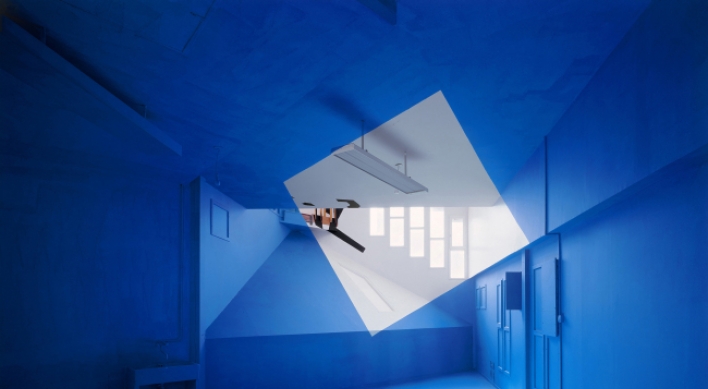 Georges Rousse creates illusion of space at Seoul Arts Center