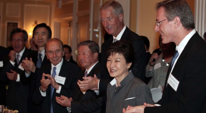 Park assures U.S. firms over Korea investment
