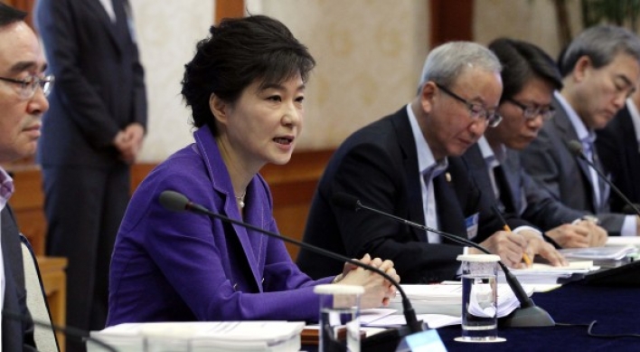 Park aims for fiscal balance within her term