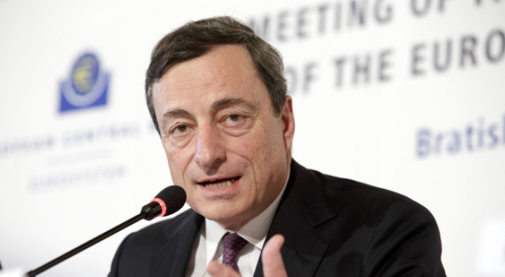 ECB’s Draghi sees signs of stabilization in ‘challenging’ economy