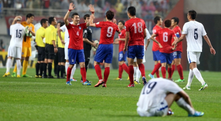 한국 축구, 20년 만에 아슬아슬 '경우의 수 따지기'