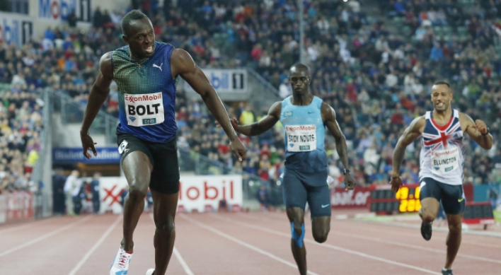 Bolt runs track record